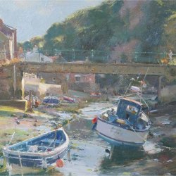 Glancing-evening-sun-Staithes-Beck