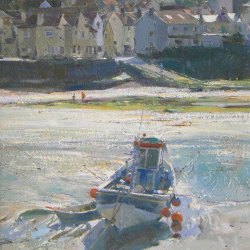 Into-the-Sun-Staithes-Harbour-Oil-9-x-12